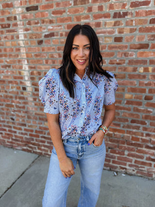 Regina Floral Top