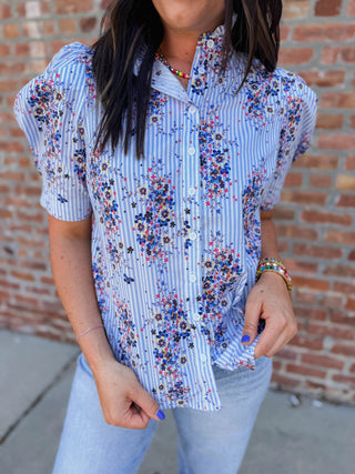 Regina Floral Top