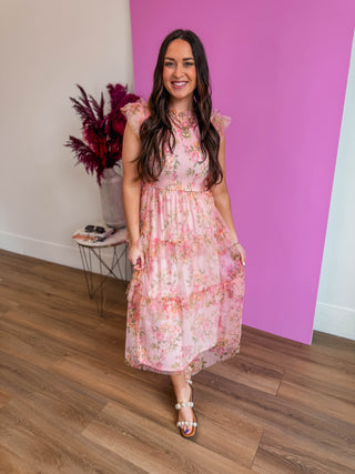 Brinly Floral Midi Dress