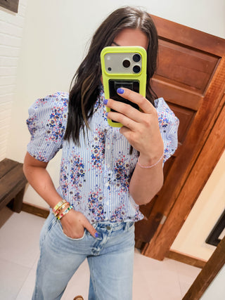 Regina Floral Top