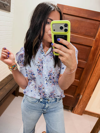 Regina Floral Top