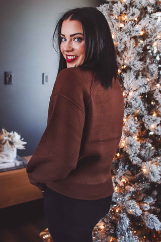 Olivia Sweater-Brown