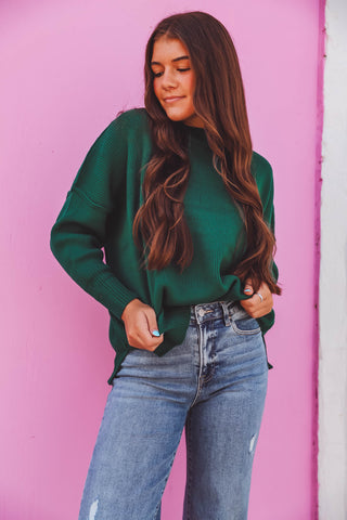 Zoe Sweater-Sea Green