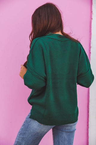 Zoe Sweater-Sea Green