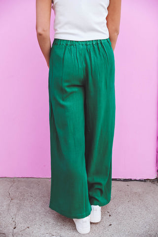 Terrin Wide Leg Linen Pants