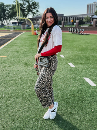 Game Day Clear Stadium Crossbody-Black