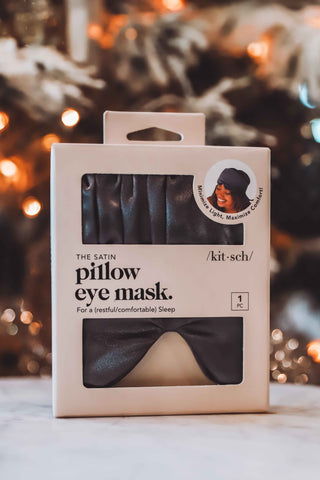 The Pillow Eye Mask-Charcoal