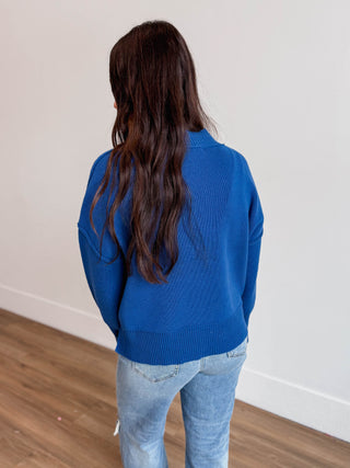 Naomi Sweater-Classic Blue