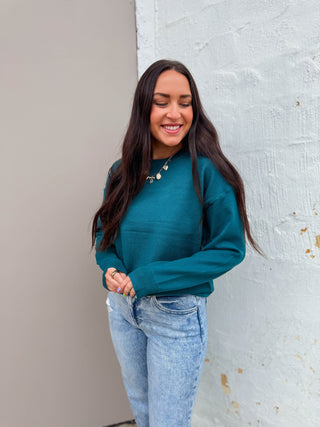 Beth Sweater-Teal