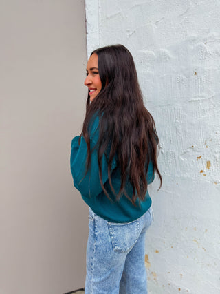 Beth Sweater-Teal