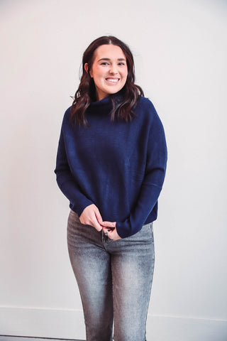 Kiley Sweater-Navy