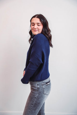 Kiley Sweater-Navy