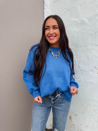Nellie Sweater-Blue