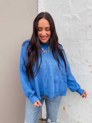 Nellie Sweater-Blue