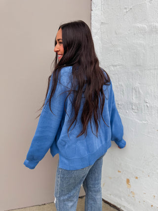 Nellie Sweater-Blue