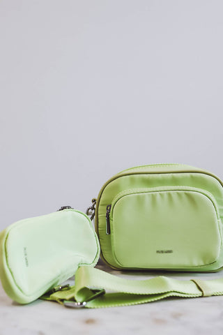 Daisy Crossbody-Lime Nylon