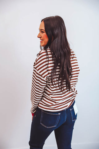 Macey Striped Sweatshirt