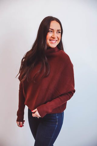 Kiley Sweater-Chocolate