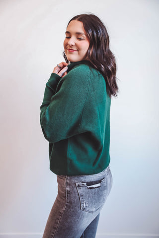 Kiley Sweater-Hunter Green