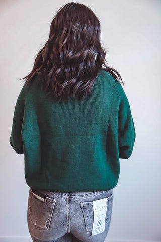 Kiley Sweater-Hunter Green