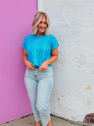 Josie Cable Knit Top
