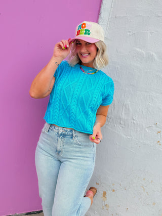 Josie Cable Knit Top