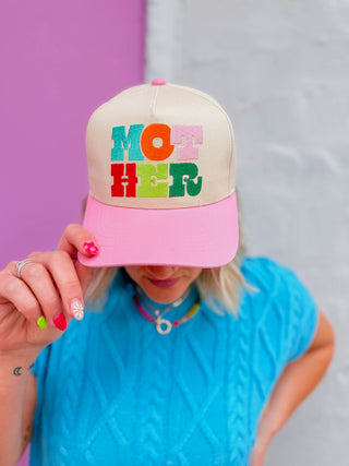 Mother Color Block Trucker Hat