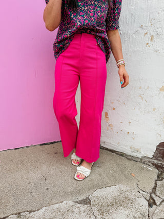 Trendsetter Pants-Hot Pink