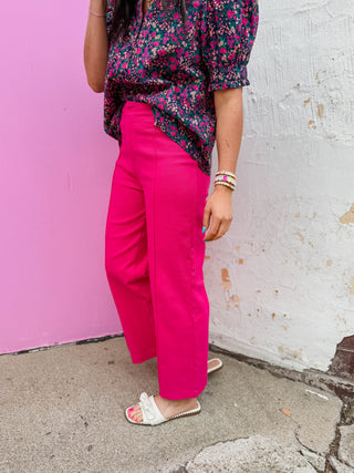 Trendsetter Pants-Hot Pink