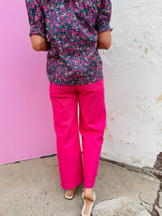 Trendsetter Pants-Hot Pink