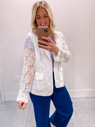 Palmer Lace Blazer