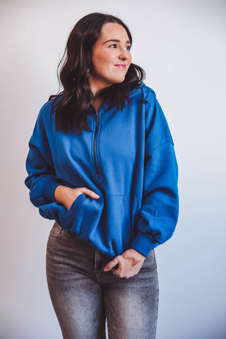 Margo Hoodie-Classic Blue