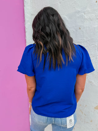 Katy Top-Royal Blue