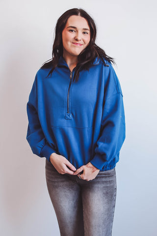 Margo Hoodie-Classic Blue