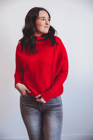 Kiley Sweater-Ruby