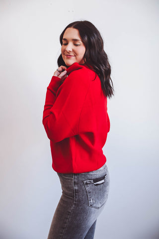 Kiley Sweater-Ruby