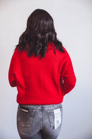 Kiley Sweater-Ruby