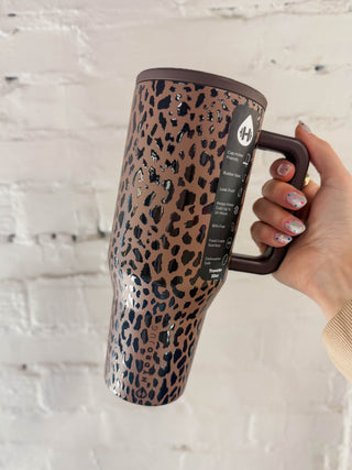 HydroJug 32oz Traveler-Brown Leopard