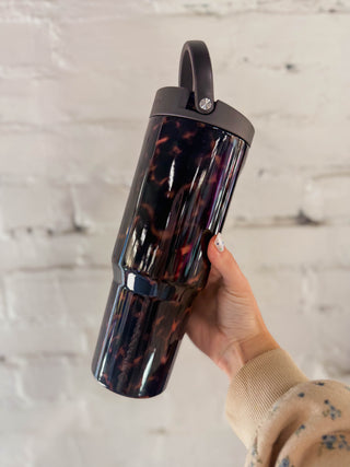 HydroJug 32oz Sport Water Bottle-Mocha Tortoise