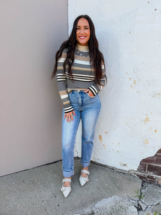 Britt Striped Sweater