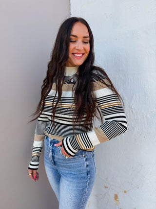 Britt Striped Sweater