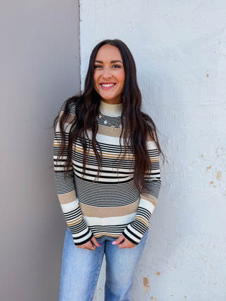 Britt Striped Sweater