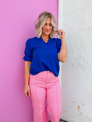 Susannah Top-Royal Blue