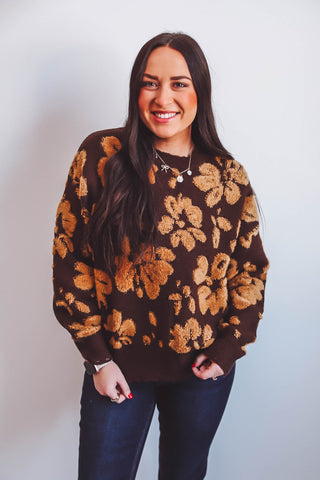 Francine Floral Sweater