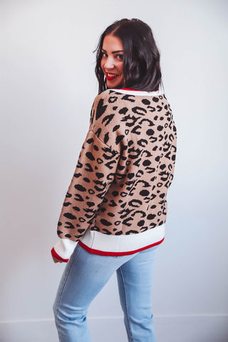 Brianna Leopard Sweater