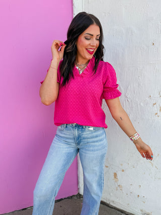 Susannah Top-Fuchsia