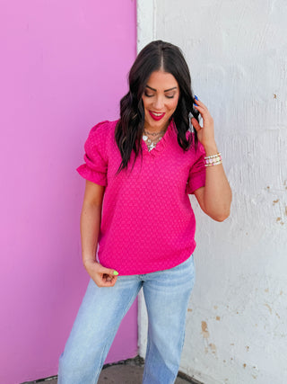 Susannah Top-Fuchsia