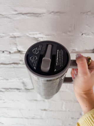 HydroJug 32oz Traveler-Disco Ball