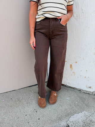 Teddy High Rise Barrel Denim