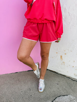 Active Ease Set-Candy Red/Pale Pink